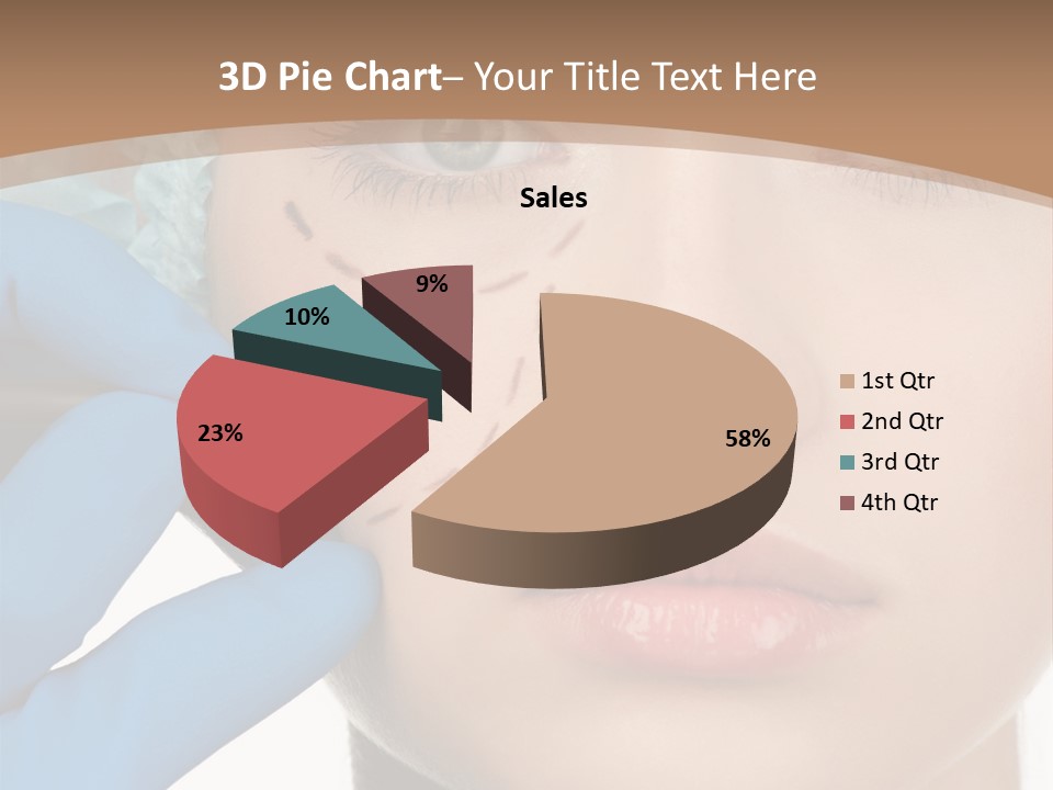 Lined White Drawing PowerPoint Template