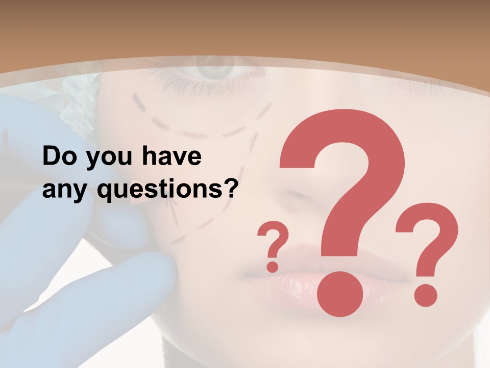 Lined White Drawing PowerPoint Template