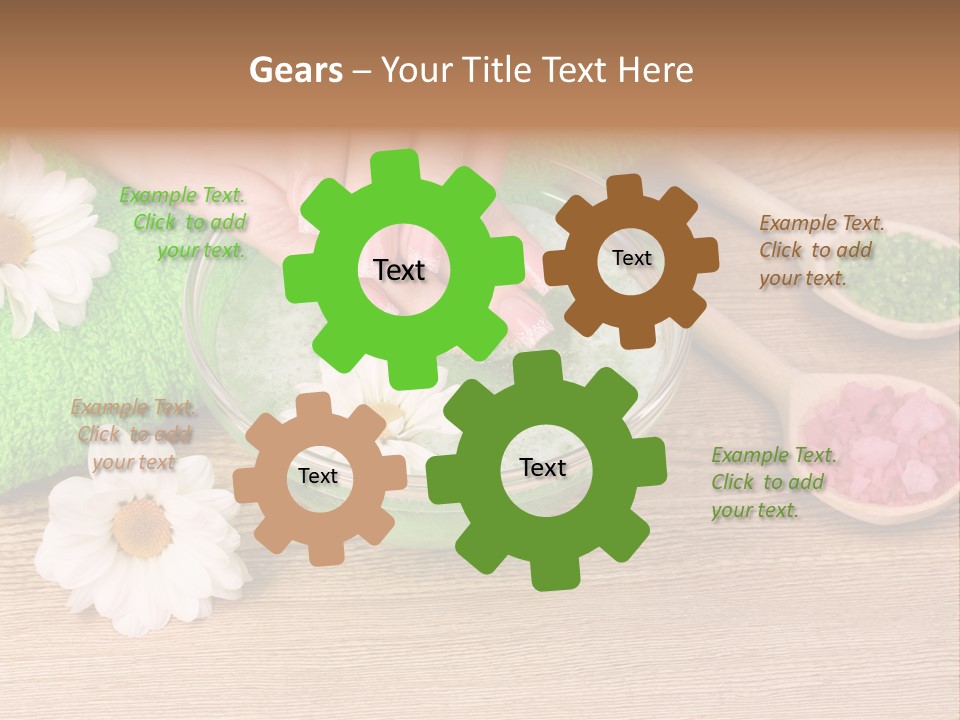 Purity Female Background PowerPoint Template