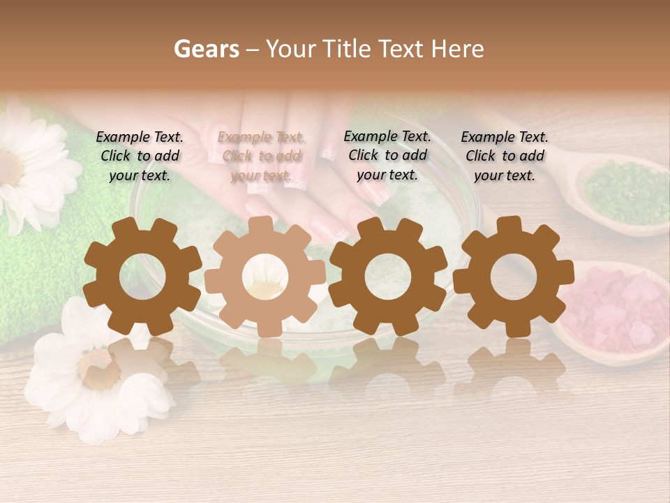 Purity Female Background PowerPoint Template