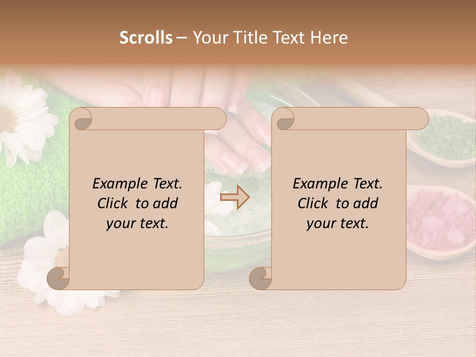 Purity Female Background PowerPoint Template