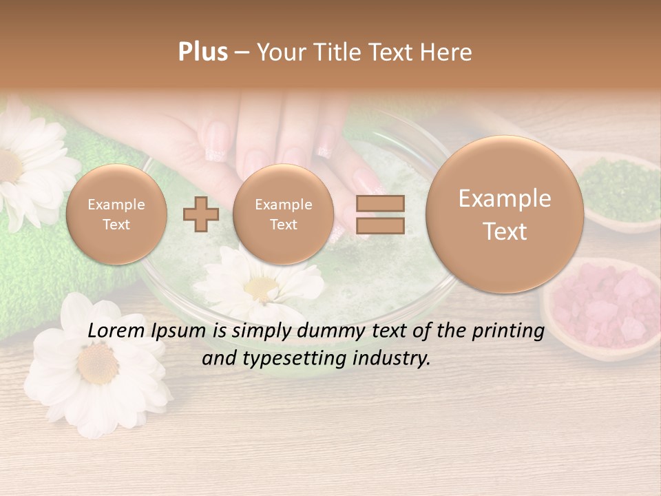 Purity Female Background PowerPoint Template