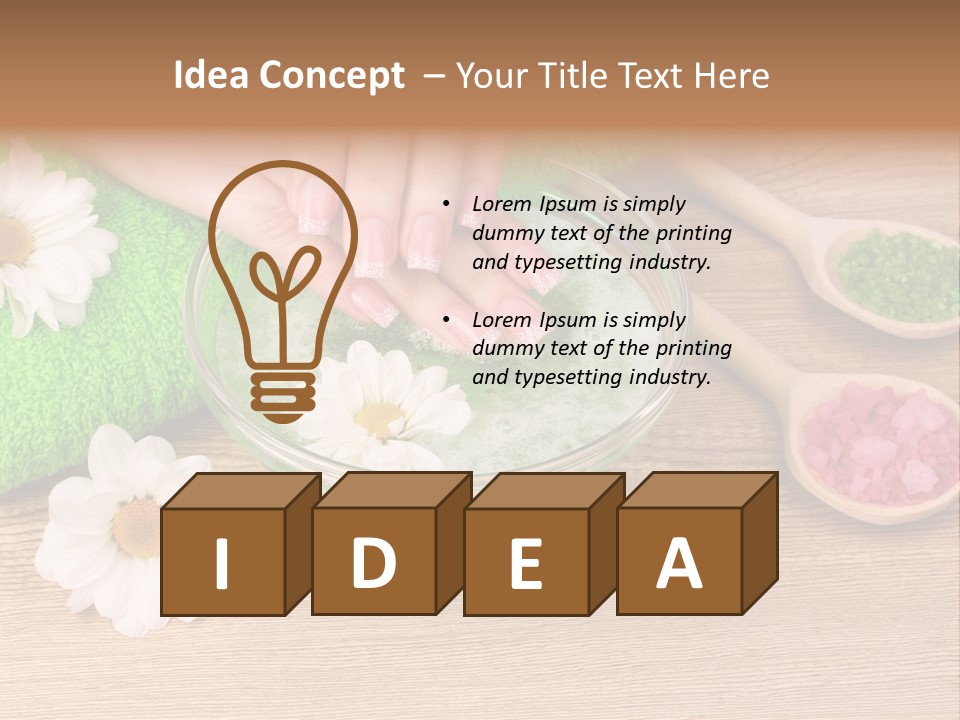 Purity Female Background PowerPoint Template