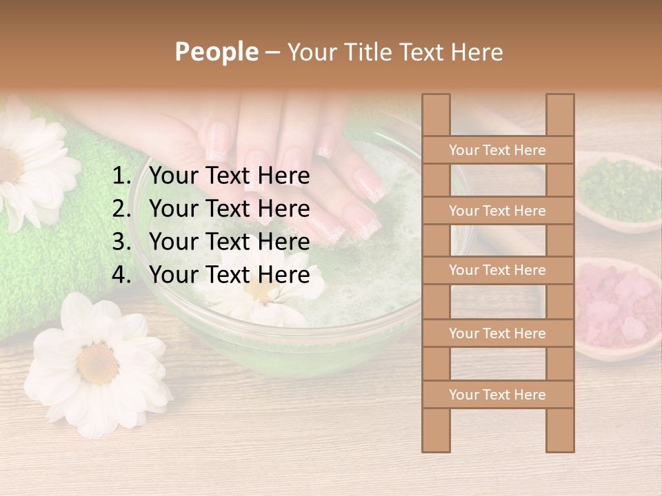 Purity Female Background PowerPoint Template