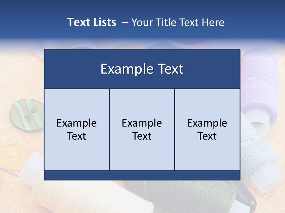 Red Textiles Sew PowerPoint Template