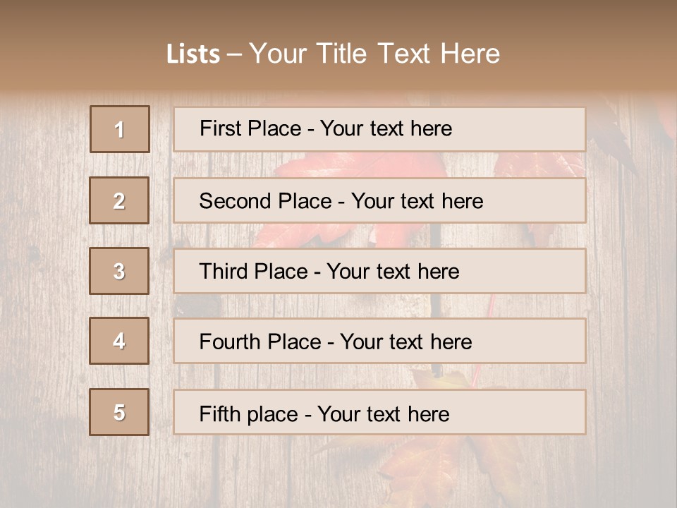 Rough Blank Rusted PowerPoint Template