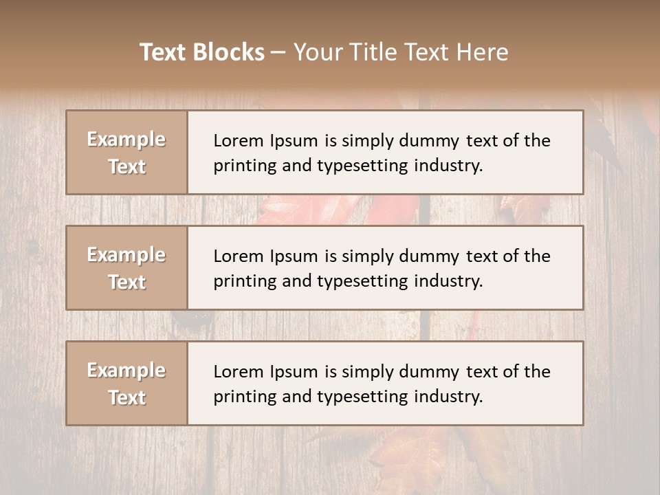 Rough Blank Rusted PowerPoint Template