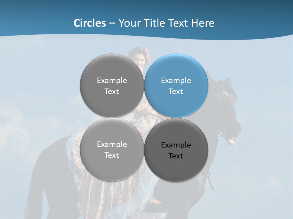 Outside Sea Dress PowerPoint Template