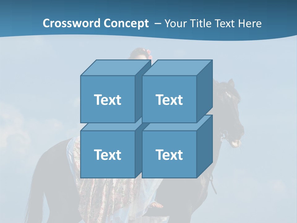 Outside Sea Dress PowerPoint Template