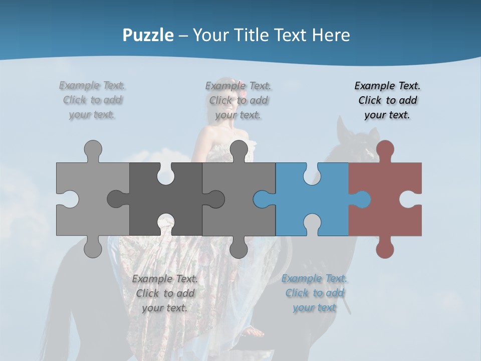 Outside Sea Dress PowerPoint Template