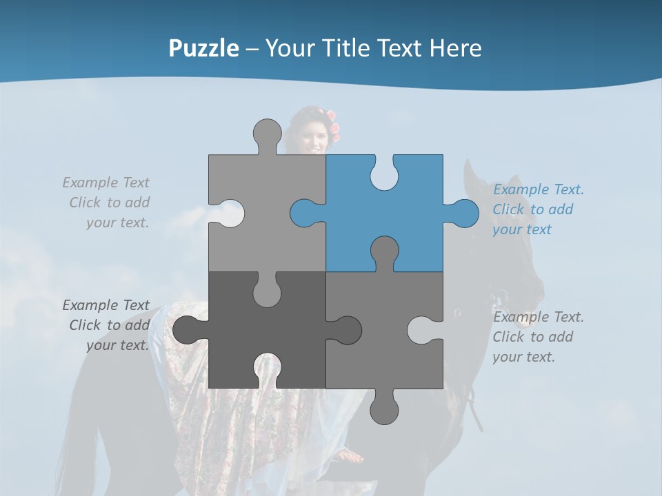 Outside Sea Dress PowerPoint Template