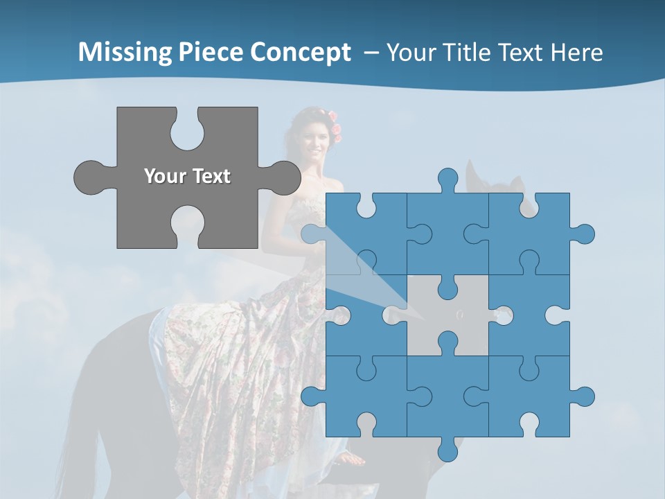 Outside Sea Dress PowerPoint Template