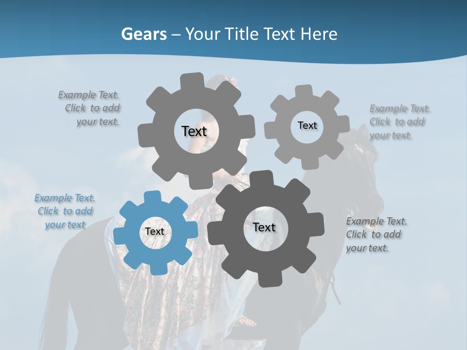 Outside Sea Dress PowerPoint Template