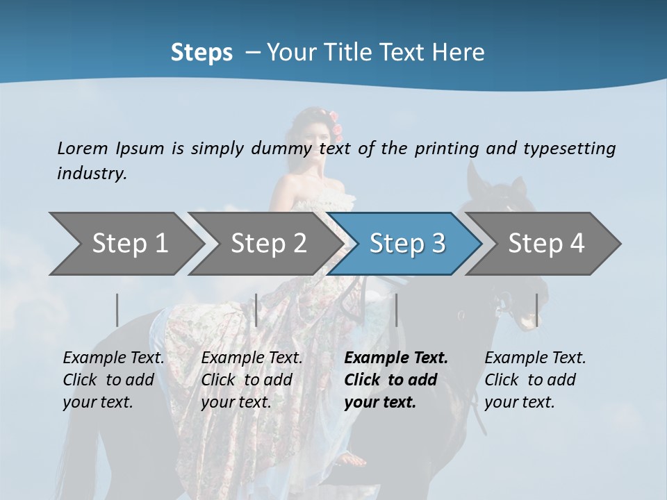 Outside Sea Dress PowerPoint Template