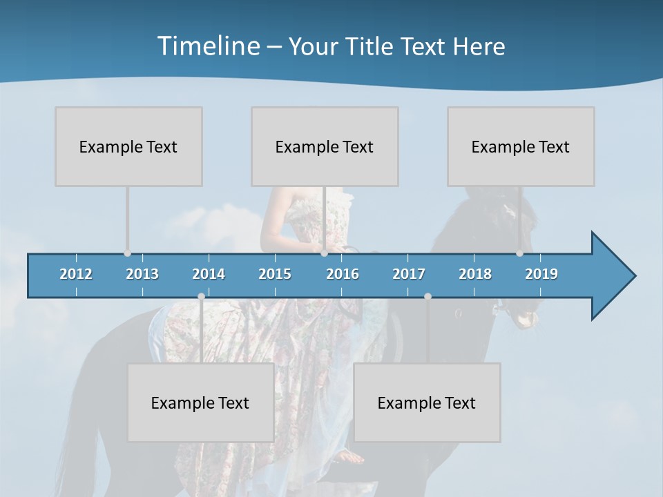Outside Sea Dress PowerPoint Template