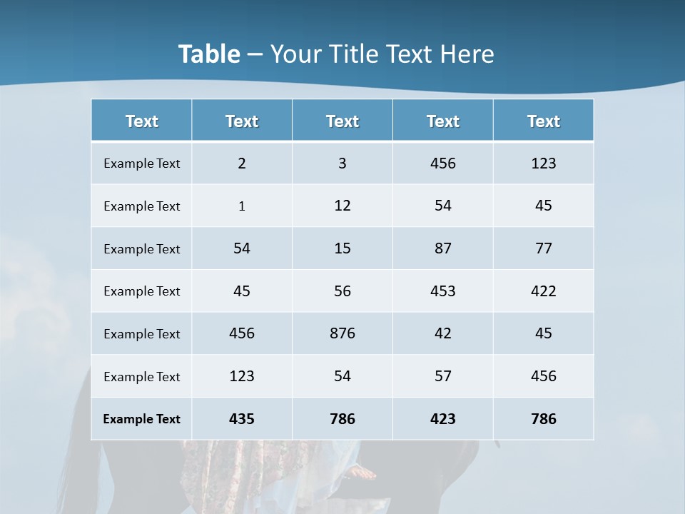 Outside Sea Dress PowerPoint Template