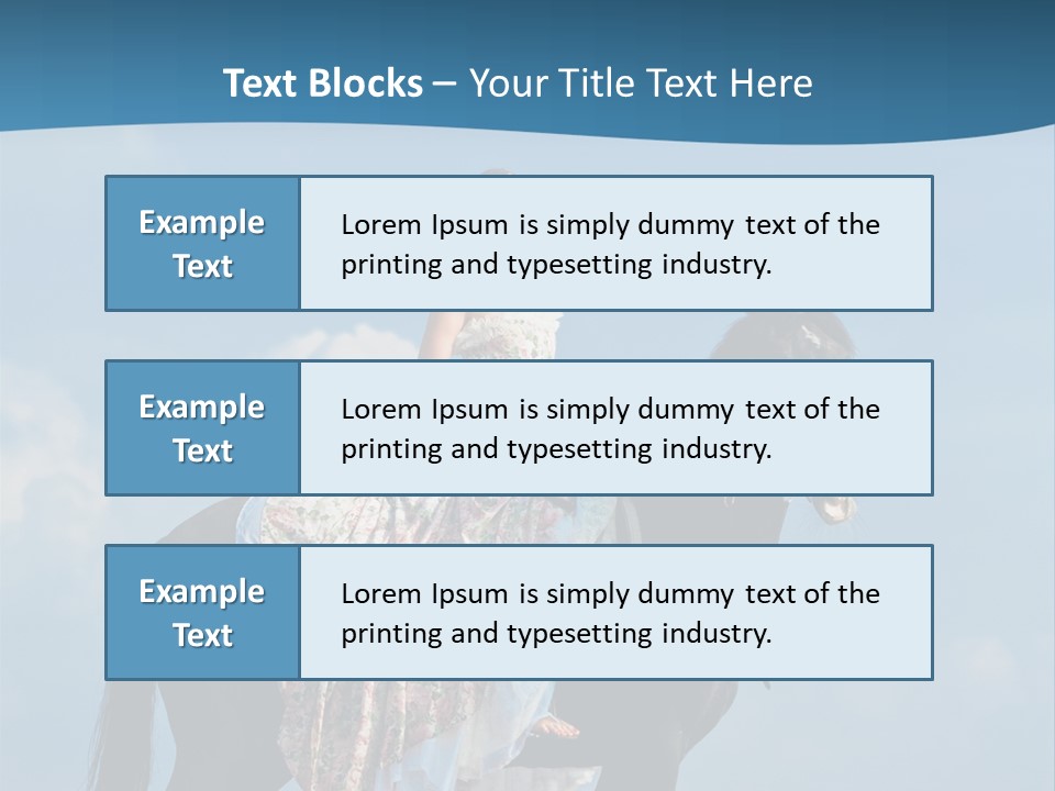 Outside Sea Dress PowerPoint Template