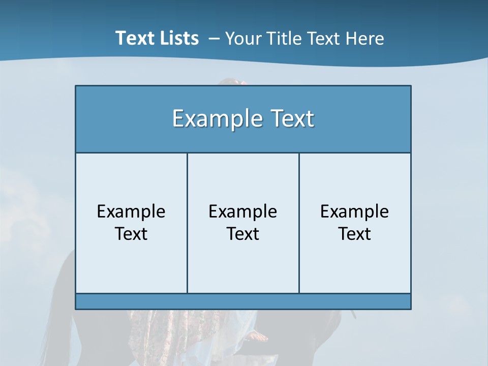 Outside Sea Dress PowerPoint Template