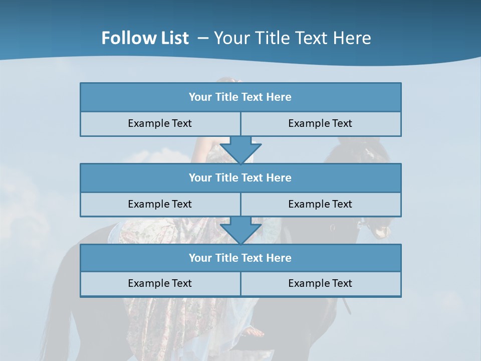 Outside Sea Dress PowerPoint Template