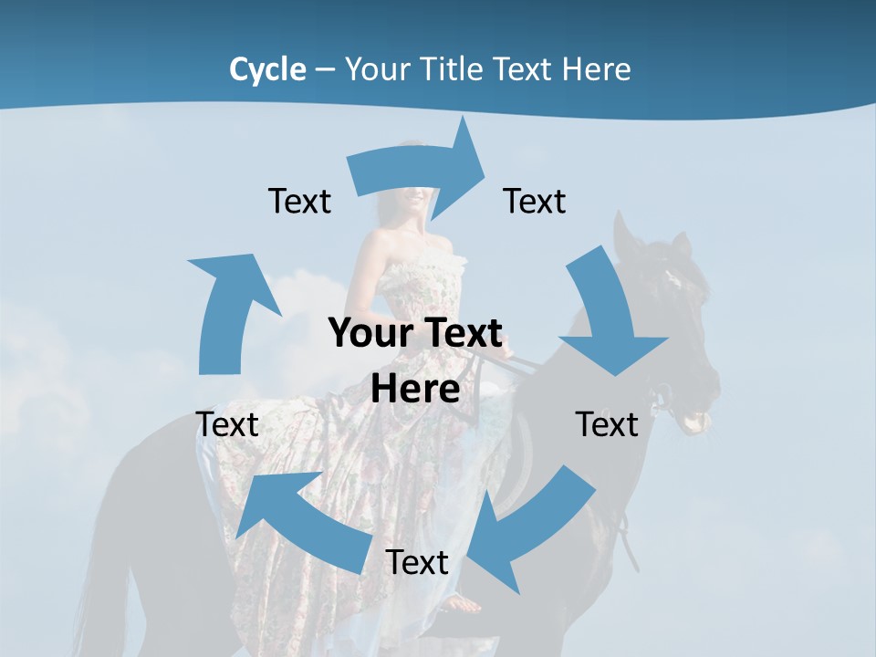 Outside Sea Dress PowerPoint Template