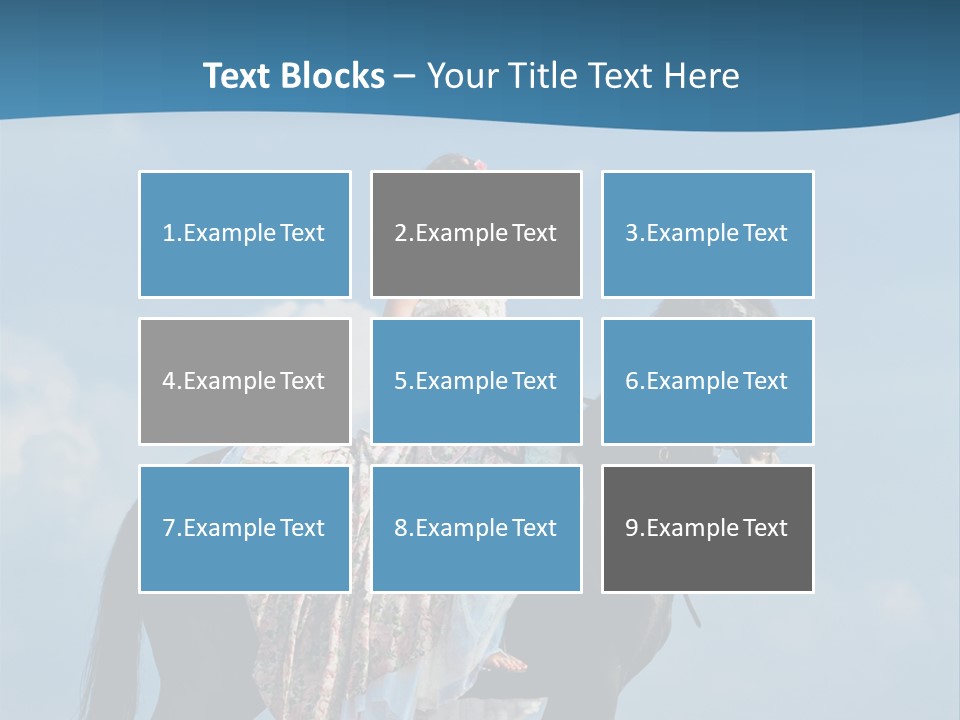 Outside Sea Dress PowerPoint Template