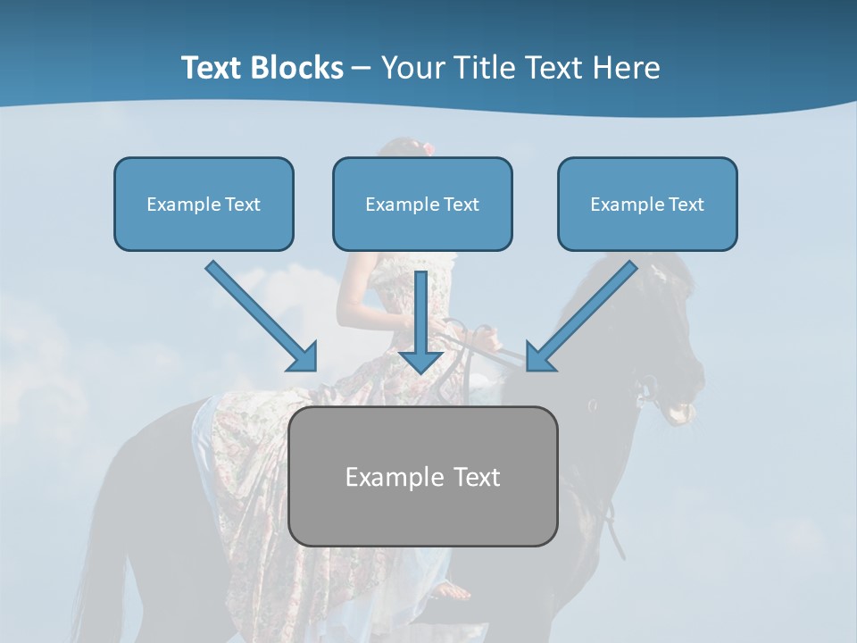 Outside Sea Dress PowerPoint Template