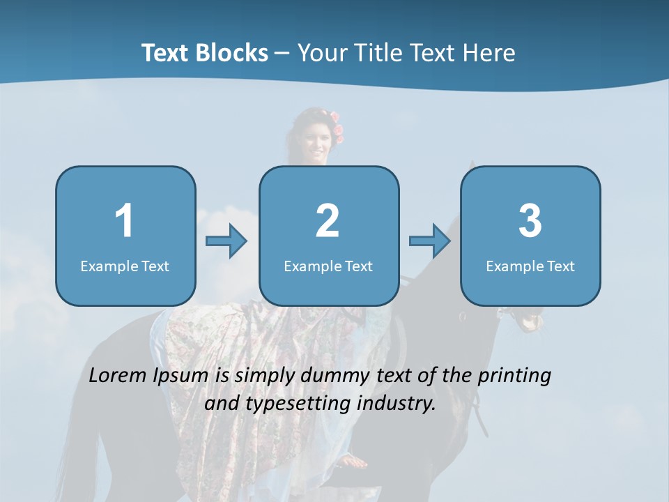Outside Sea Dress PowerPoint Template