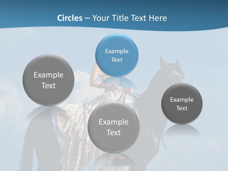 Outside Sea Dress PowerPoint Template