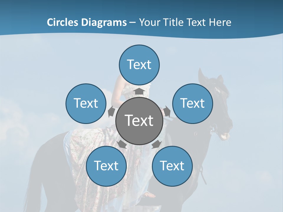 Outside Sea Dress PowerPoint Template