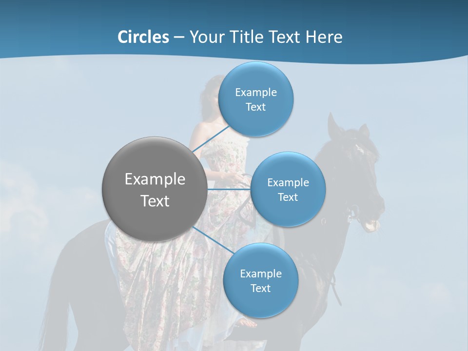 Outside Sea Dress PowerPoint Template