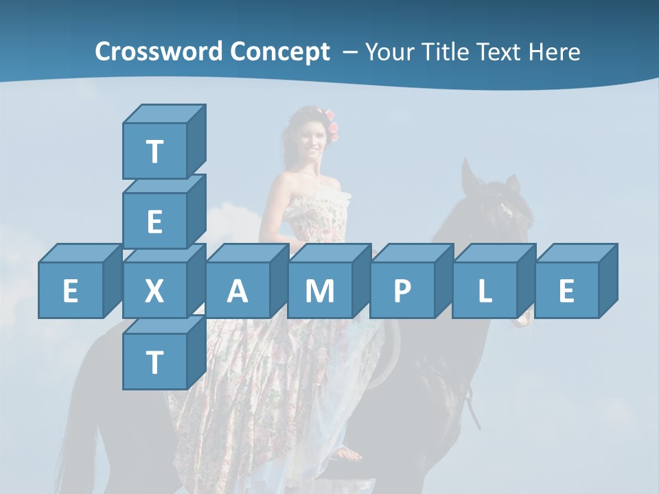 Outside Sea Dress PowerPoint Template