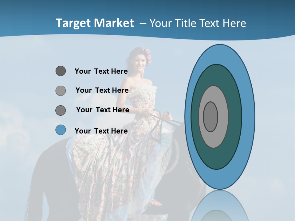 Outside Sea Dress PowerPoint Template