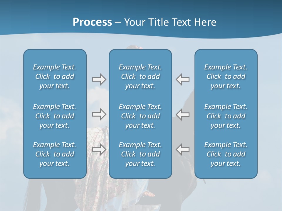 Outside Sea Dress PowerPoint Template