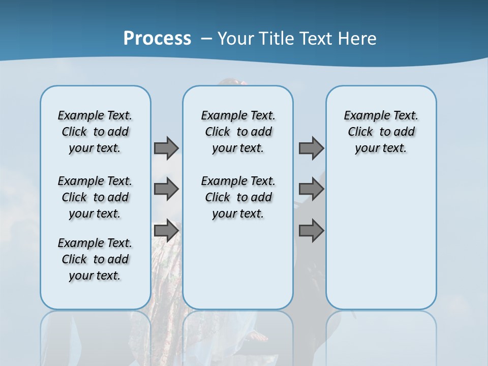 Outside Sea Dress PowerPoint Template