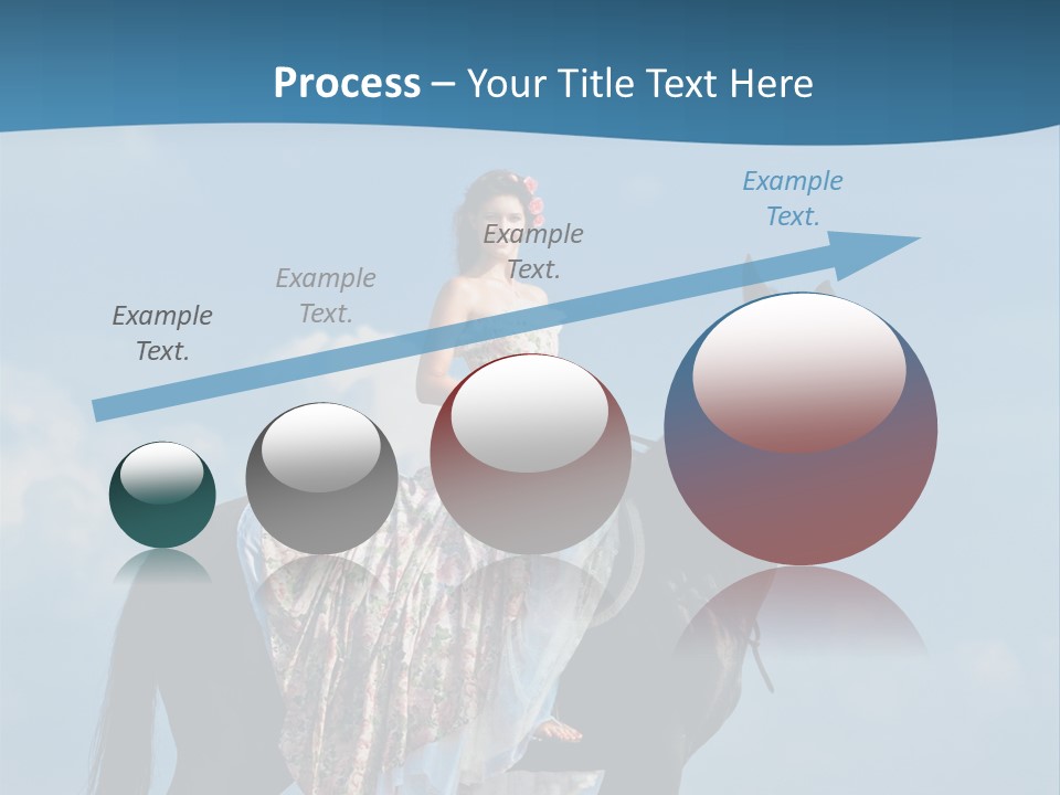 Outside Sea Dress PowerPoint Template