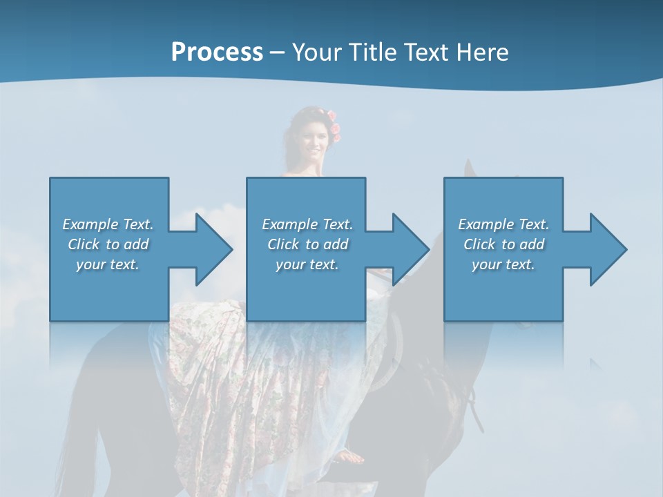 Outside Sea Dress PowerPoint Template