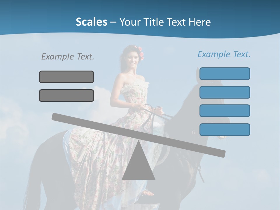 Outside Sea Dress PowerPoint Template