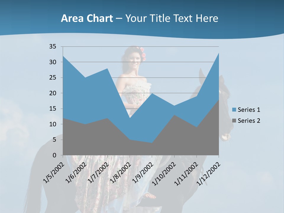 Outside Sea Dress PowerPoint Template