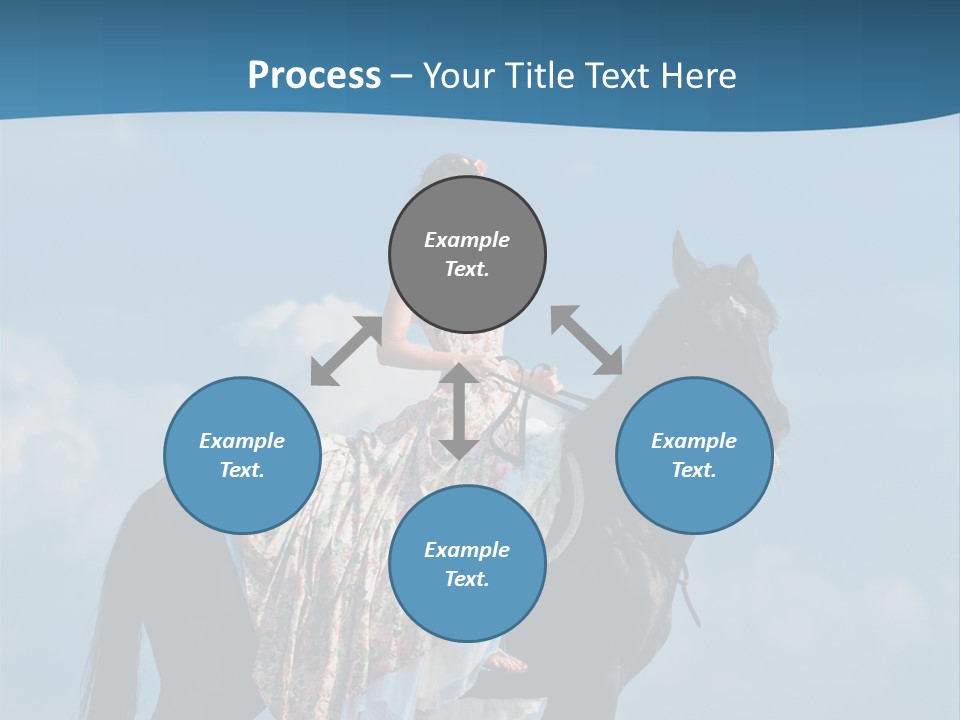 Outside Sea Dress PowerPoint Template