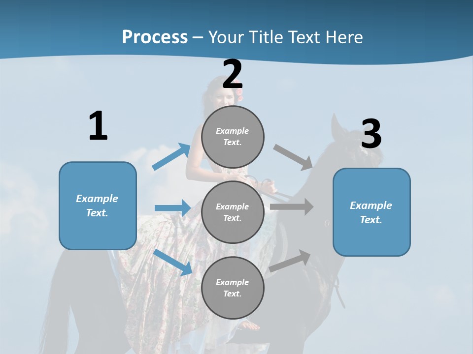 Outside Sea Dress PowerPoint Template