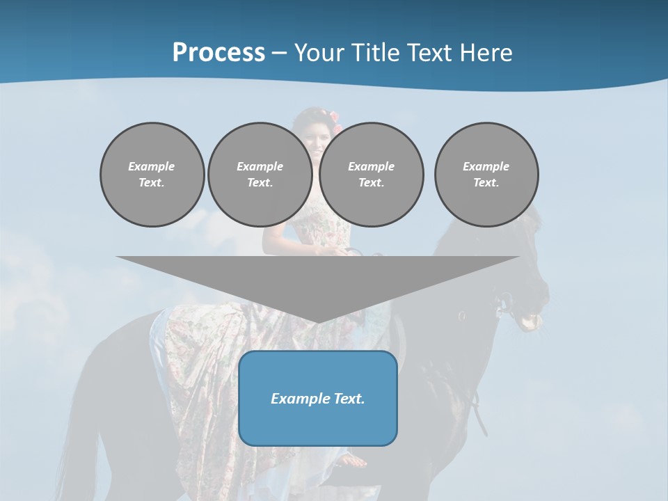Outside Sea Dress PowerPoint Template