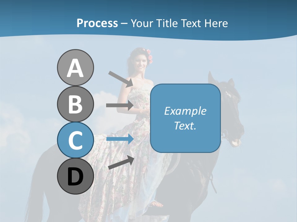 Outside Sea Dress PowerPoint Template