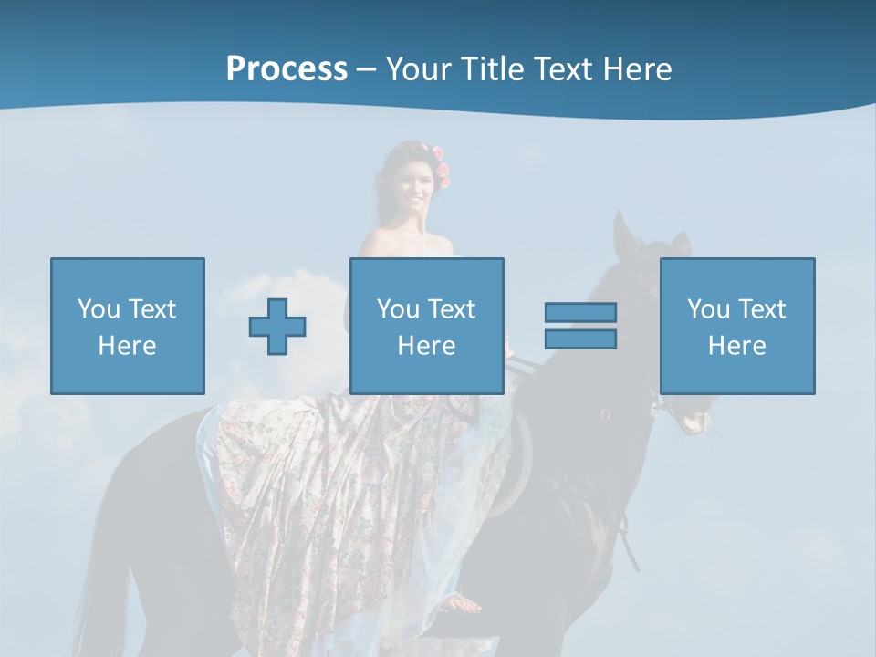 Outside Sea Dress PowerPoint Template