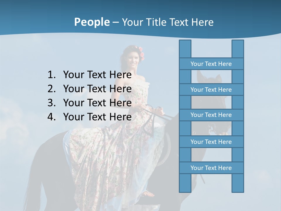 Outside Sea Dress PowerPoint Template