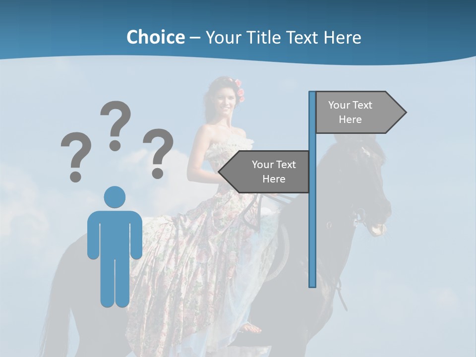 Outside Sea Dress PowerPoint Template