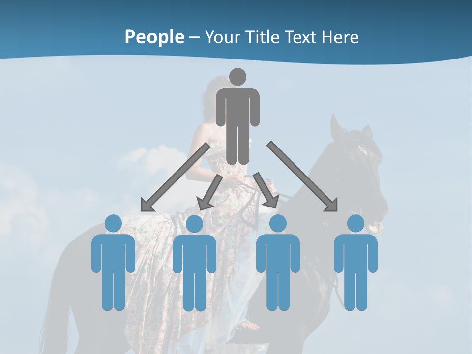 Outside Sea Dress PowerPoint Template