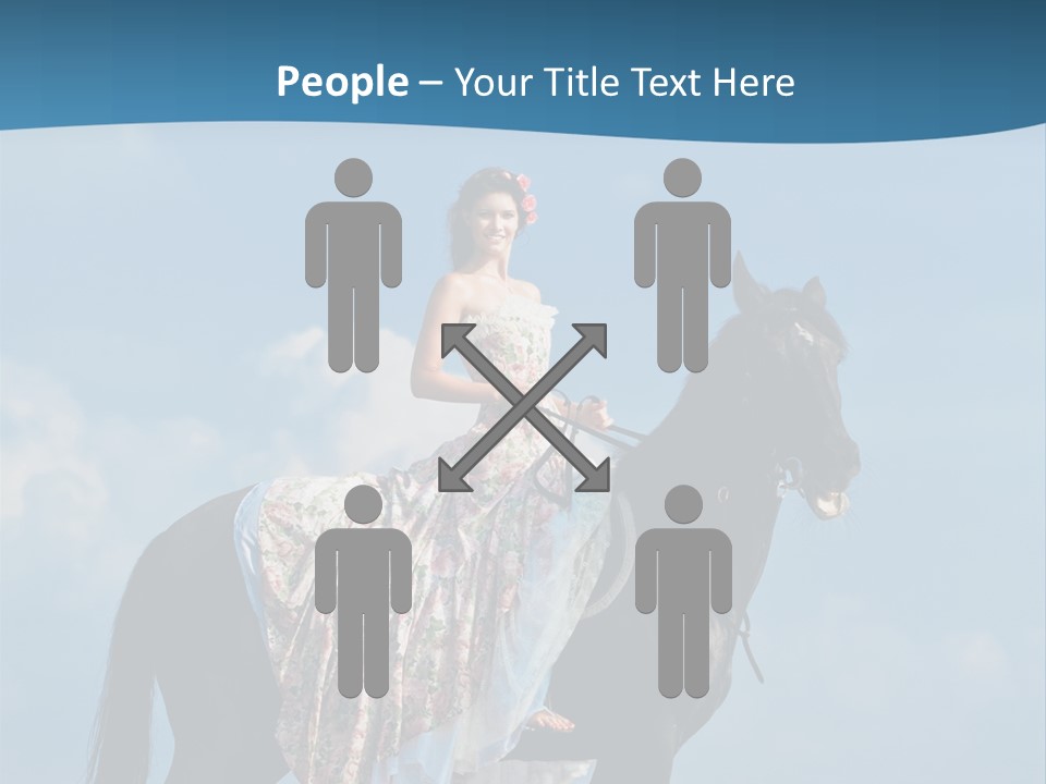 Outside Sea Dress PowerPoint Template