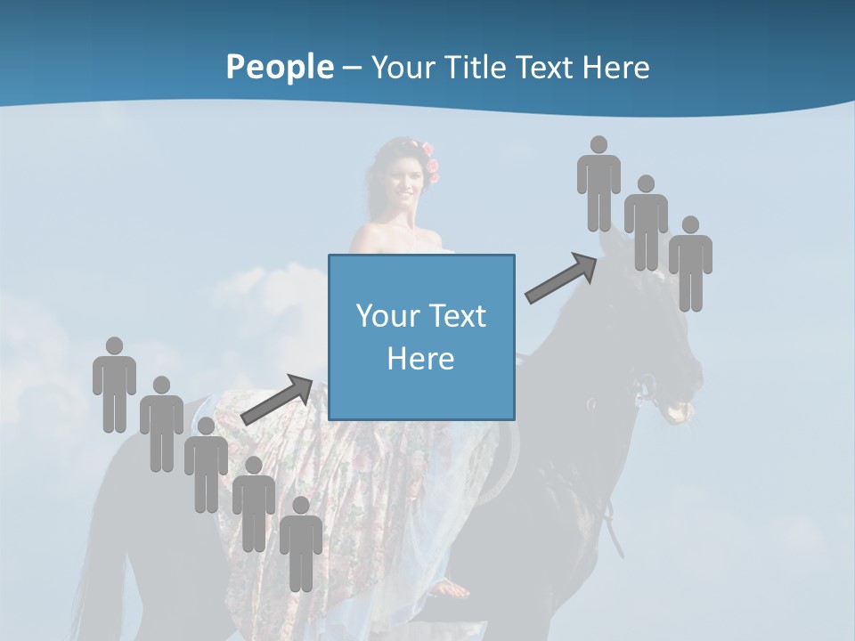 Outside Sea Dress PowerPoint Template