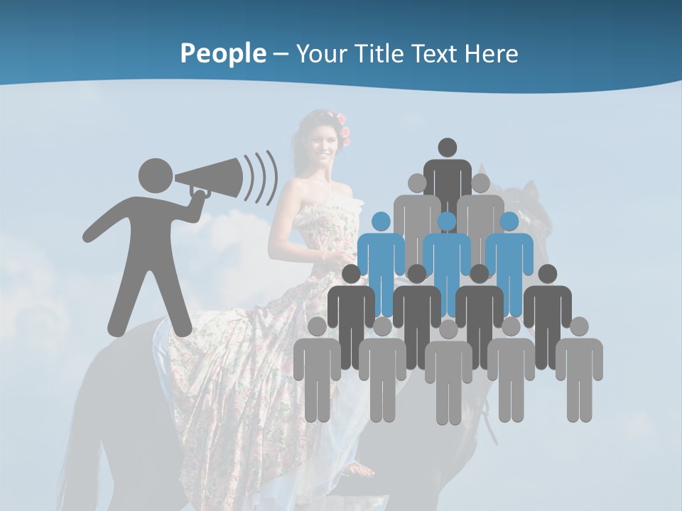 Outside Sea Dress PowerPoint Template