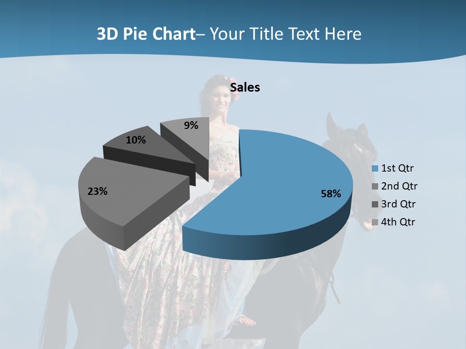 Outside Sea Dress PowerPoint Template